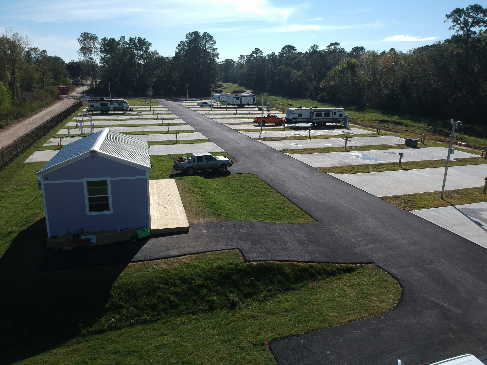 Gleneagles RV Resort aerial view